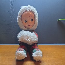 Vintage Squeaky Christmas Doll