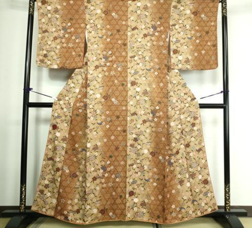 Japanese komon kimono silk - japanese,