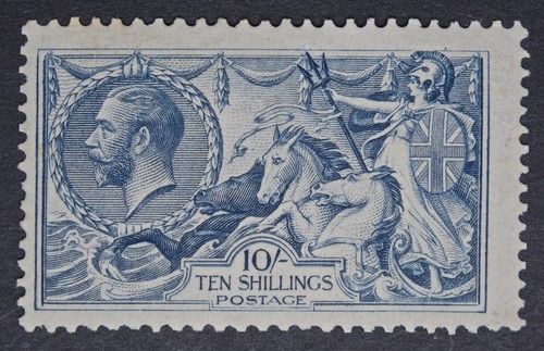 Sg417 1918 kgv dull - gb, 10/-