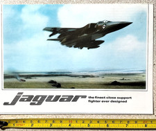 S.E.P.E.C.A.T Jaguar RAF. "The finest close support fighter ever designed" c1967