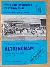 WYCOMBE V. ALTRINCHAM -