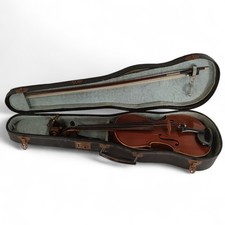 Vintage German Violin Excelsior With Box & Hard Case *Spares & Repairs* Preloved