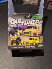 MGA CAR TUNED Series 3 DOUBLE PACK 53 CHEVY PICKUP & 57 GMC PANEL Speed Shop