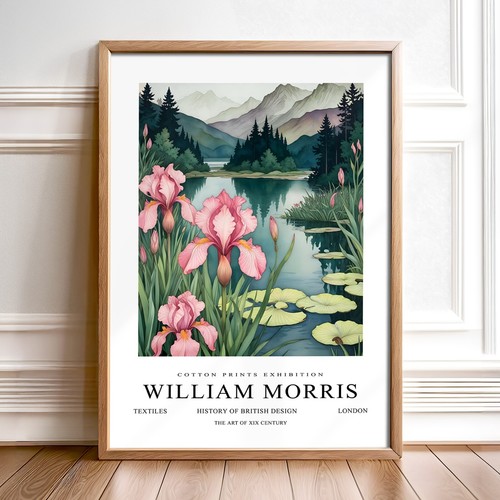 William morris inspired cotton - william,