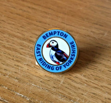 Bempton Puffin Enamel Metal