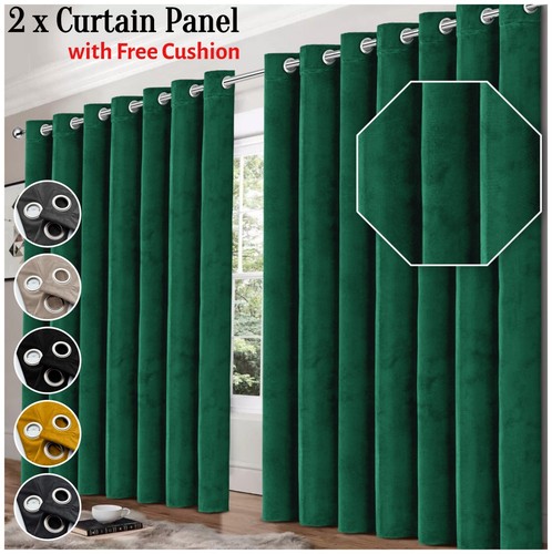 Velvet blackout curtains extra - curtains,