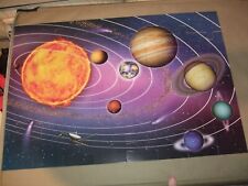 Used Solar System 48 Piece Jigsaw With Mini Book Of Mega Facts.