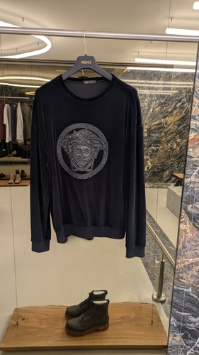 Versace velour black - velour,