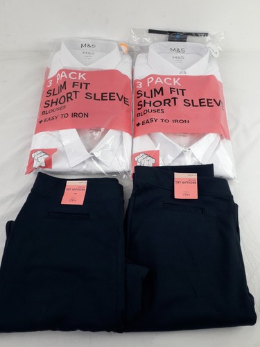Girls school uniform 8pcs - uniform,