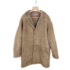 Morlands Glastonbury Mens Brown Sheepskin Coat Size 42