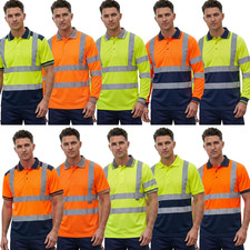Hi Viz Vis Polo T-Shirt High