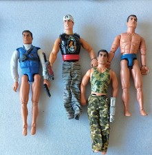 4 Action Man Figures. Various