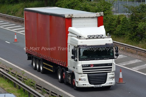 Truck photo 12x8 daf - daf, xf105