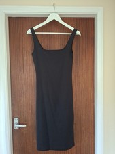 Black Midi Cotton Dress