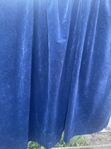 Pair long vintage dark blue - pair,