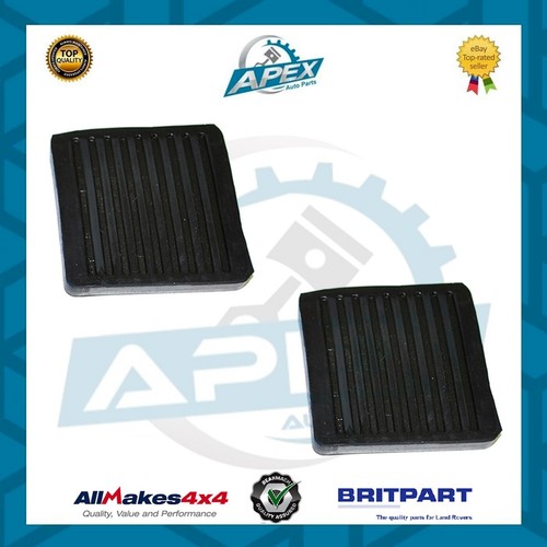 Brake and clutch pedal rubber - and,