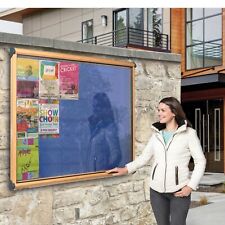 Wonderwall Outdoor Exterior Weatherproof Lockable Notice Board Showcase 750x967