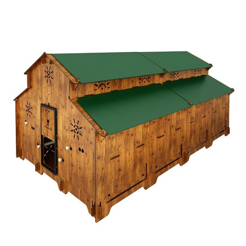 Hpl chicken coop 25 - hpl, up