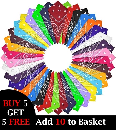 Paisley pattern bandana - bandana, head