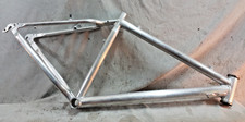 97' Trek 8000 MTB Bike Frame 16" Small Hardtail Silver Canti Retro Cafe USA Made