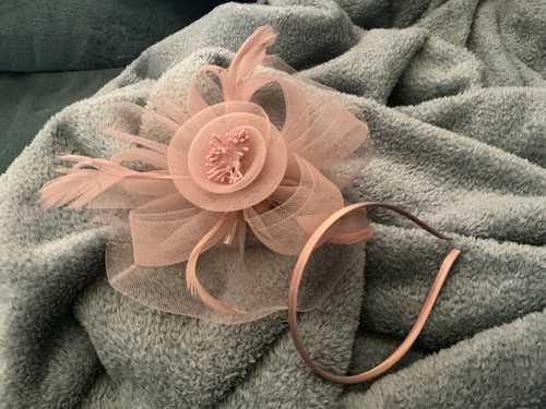Fascinator blush pink new - blush,