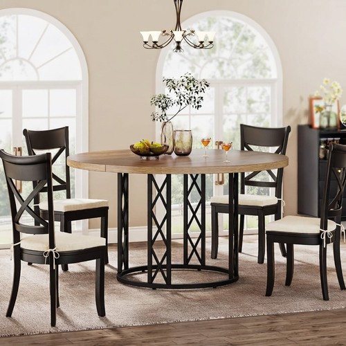 Gather round 120cm rustic - round:,