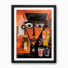 Portrait of Whiskey Art Print
