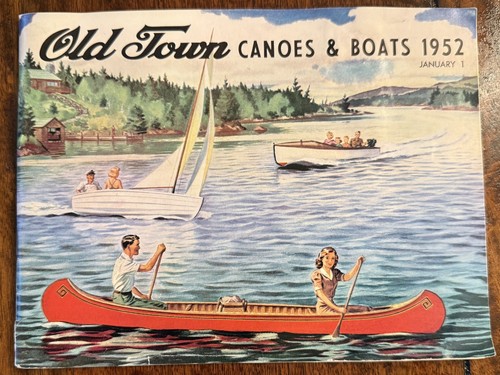 1952 old town - canoe, boat