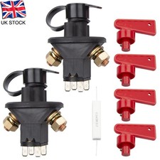 Master Battery Isolator Cut Out/Off Kill Switch FIA Type Kit For Car Race Rally