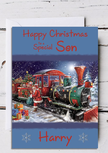 Santa train personalised - santa,