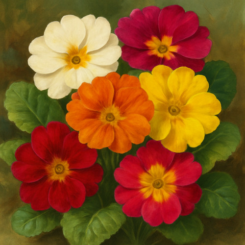 Polyanthus crown exhibition - polyanthus,