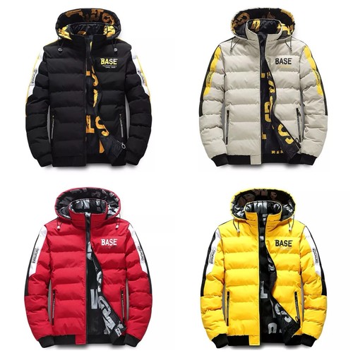 Winter mens quilted - warm, coat