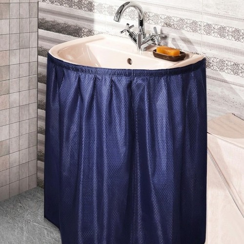 Bathroom sink skirt - skirt, cover