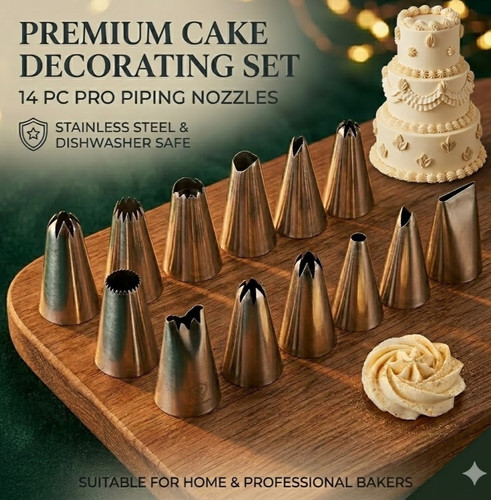 Piece stainless steel - 12, cake