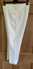 L.K.Bennett Millie Cream Cropped Trousers RRP £125 UK 12