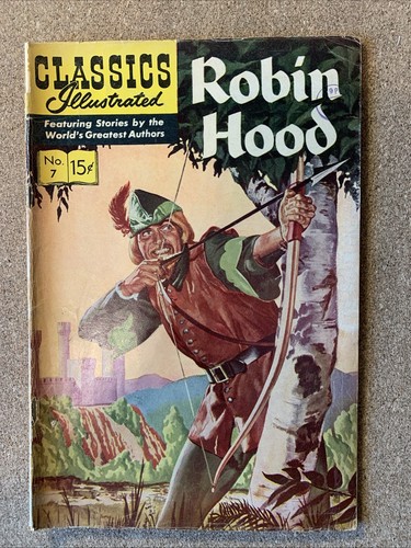 Classics illustrated robin - illustrated, #7