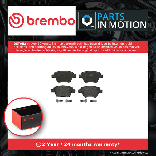 Brake pads set - pads, rear