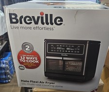 Breville Halo Flexi Digital Dual Air Fryer & Large Mesh Tray, 11L, VDF138