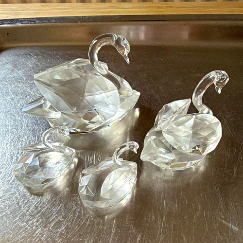Set swan ornament - swan,