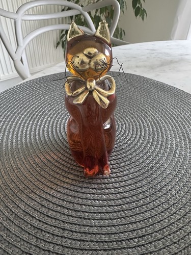 Vintage rare amber glass - vintage,