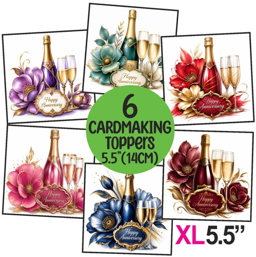 Anniversary card toppers - anniversary,