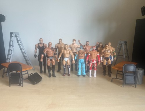Wwe mattel wrestling - wrestling, figures