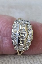 Antique Diamond Ring Platinum