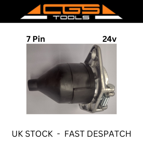 Pin metal trailer socket 24v - pin,