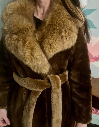 Real fur coat small size - real,