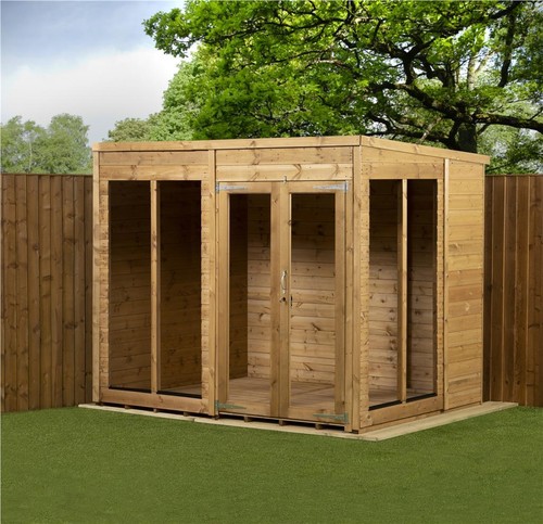 Empire pent summerhouse - summerhouse, wooden