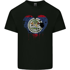 Love Belize Flag Belizean Day Football Mens Light Cotton T-Shirt
