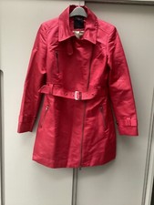 philosophy blues original trench coat ladies 40 (UK14) pink Y2K fashion