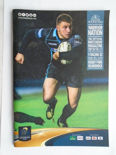 Glasgow warriors racing 92 - racing,