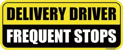 Delivery driver frequent stops - delivery,